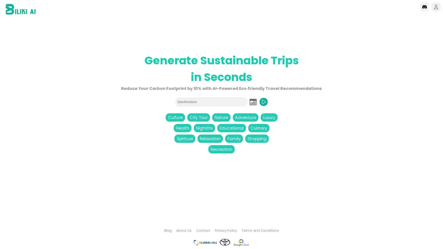 Biliki AI | Your Sustainable Trip Planner