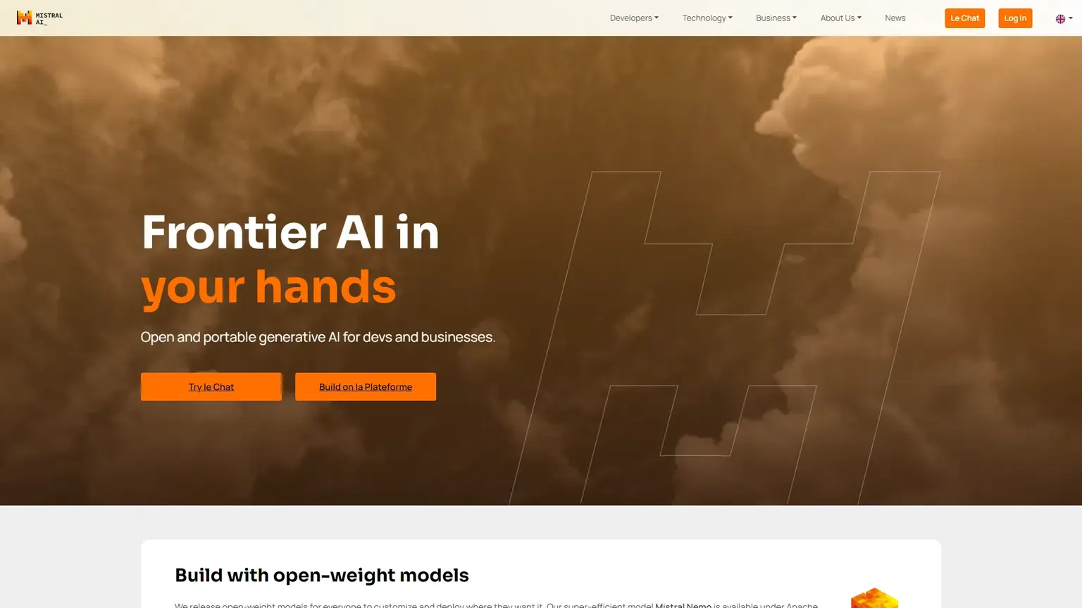 Mistral AI | Frontier AI in your hands