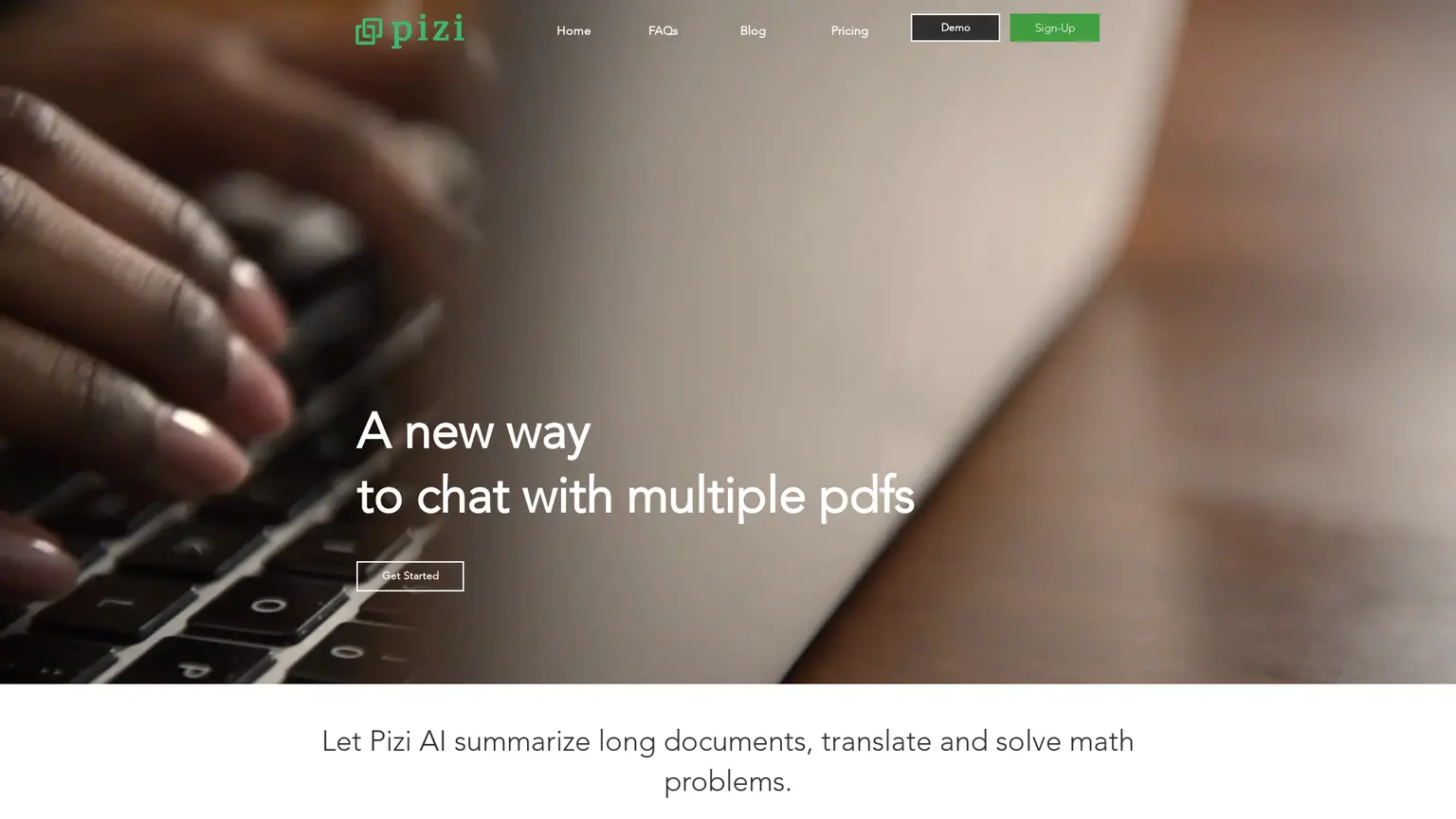 Pizi AI | AI for Multiple PDFs | Math Analysis | AI for Legal Docs