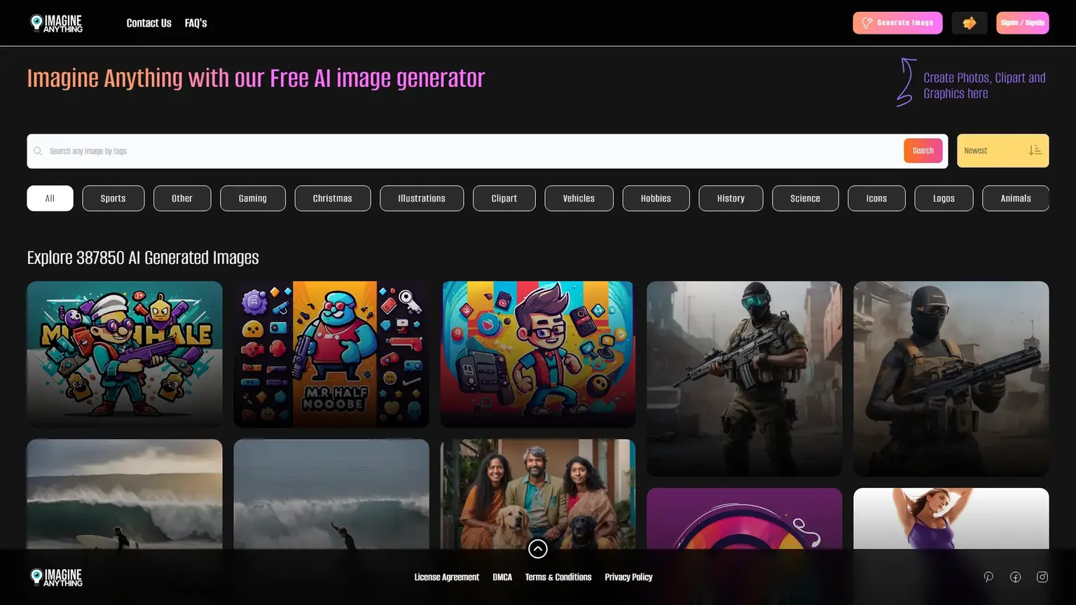 Imagine Anything | Free AI Image Generator
