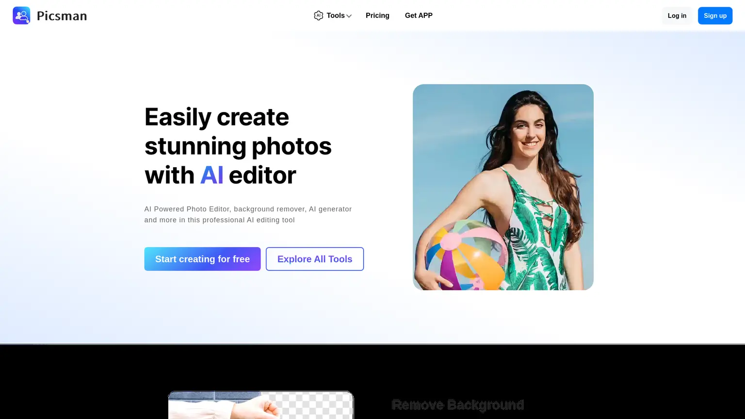 Free AI Photo Editor: Online Image Editing Tools｜Picsman